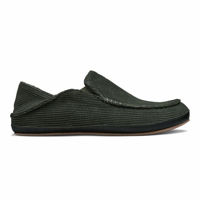 Olukai Men's Moloa Ie Slipper - Nori US758-190